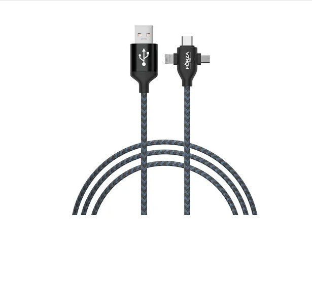 Кабель для зарядки Forza 3 в 1 USB - microUSB USB Type-C Ip 1 м 599₽