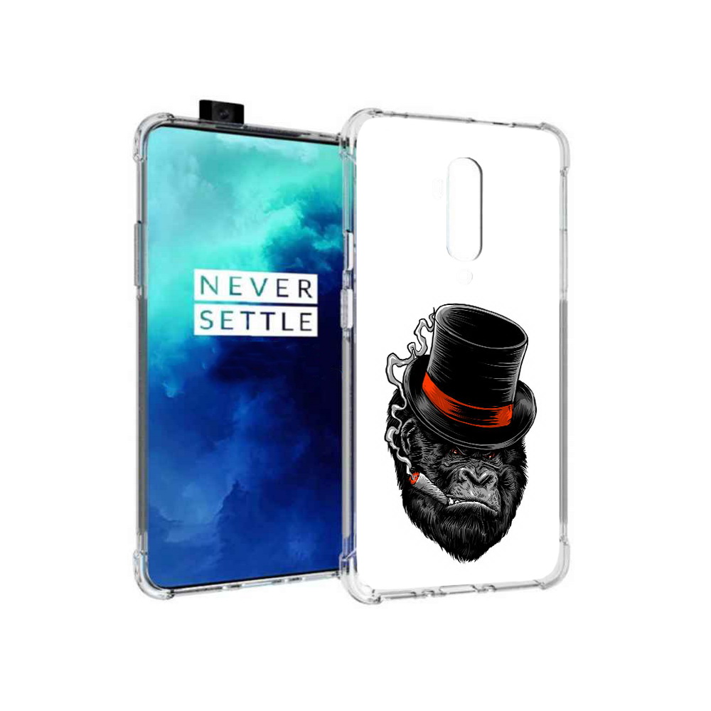 

Чехол MyPads Tocco для OnePlus 7T Pro дизайнерская горилла (PT139735.142.431), Прозрачный, Tocco