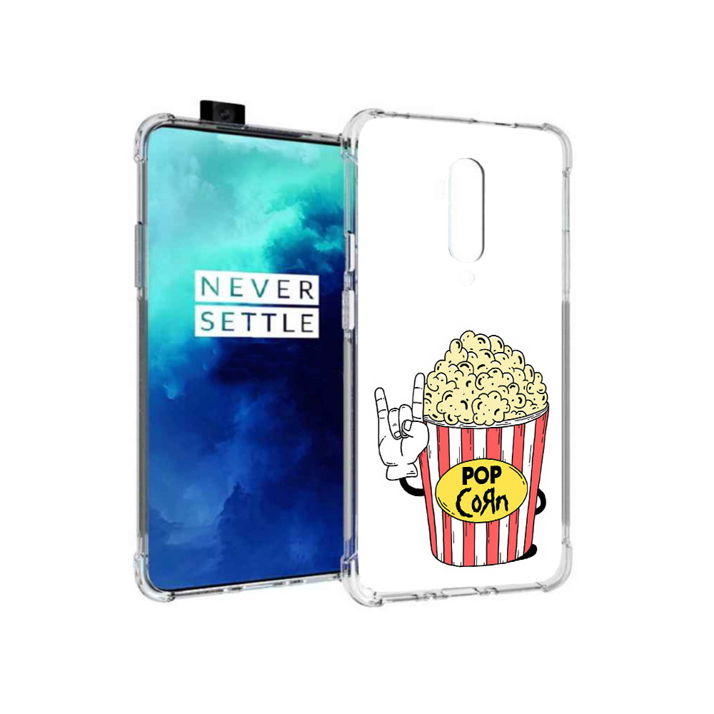 

Чехол MyPads Tocco для OnePlus 7T Pro крутой попкорн (PT139735.142.427), Прозрачный, Tocco