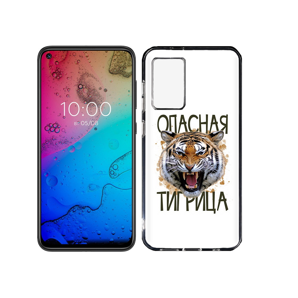 

Чехол MyPads Tocco для BQ Aurora опасная тигрица, Прозрачный, Tocco
