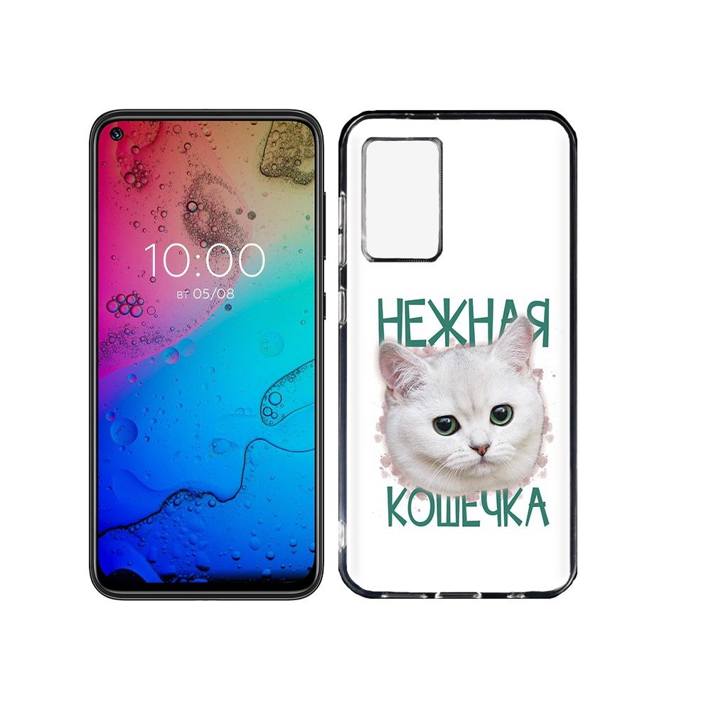 

Чехол MyPads Tocco для BQ Aurora нежная кошечка, Прозрачный, Tocco