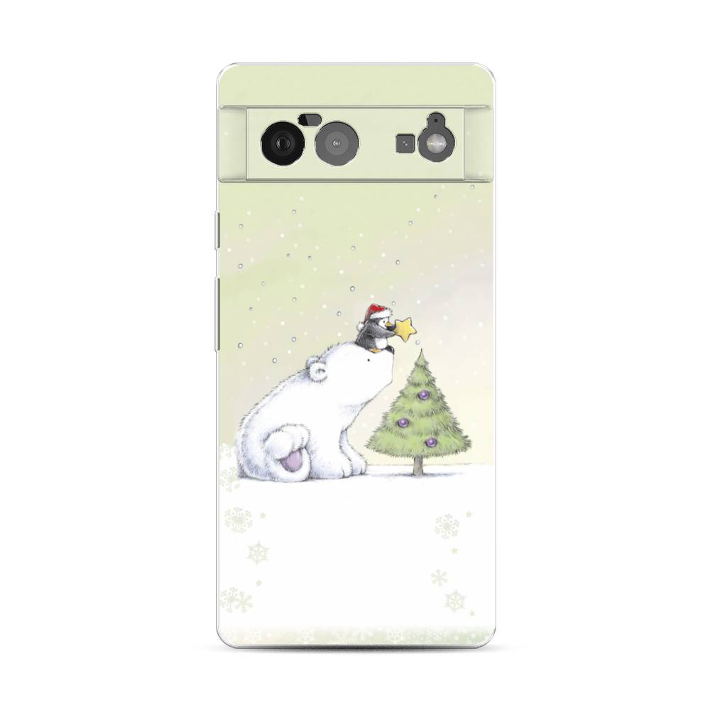 

Чехол для Google Pixel 6 "Украшение елки", Белый;бежевый, 270850-5