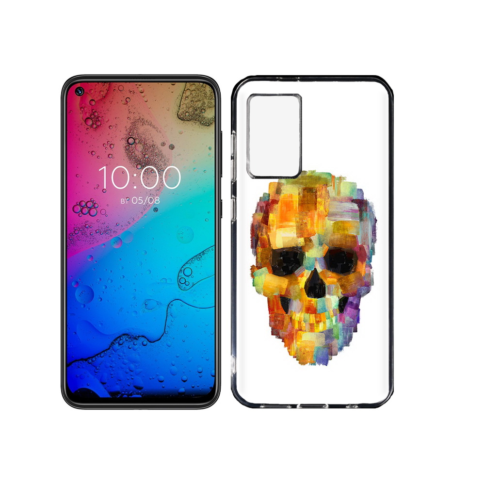 

Чехол MyPads Tocco для BQ Aurora нарисованный череп, Прозрачный, Tocco