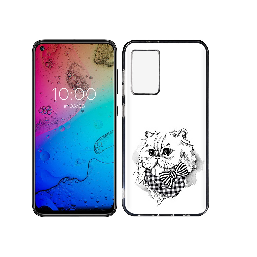 

Чехол MyPads Tocco для BQ Aurora нарисованная красивая кошечка, Прозрачный, Tocco