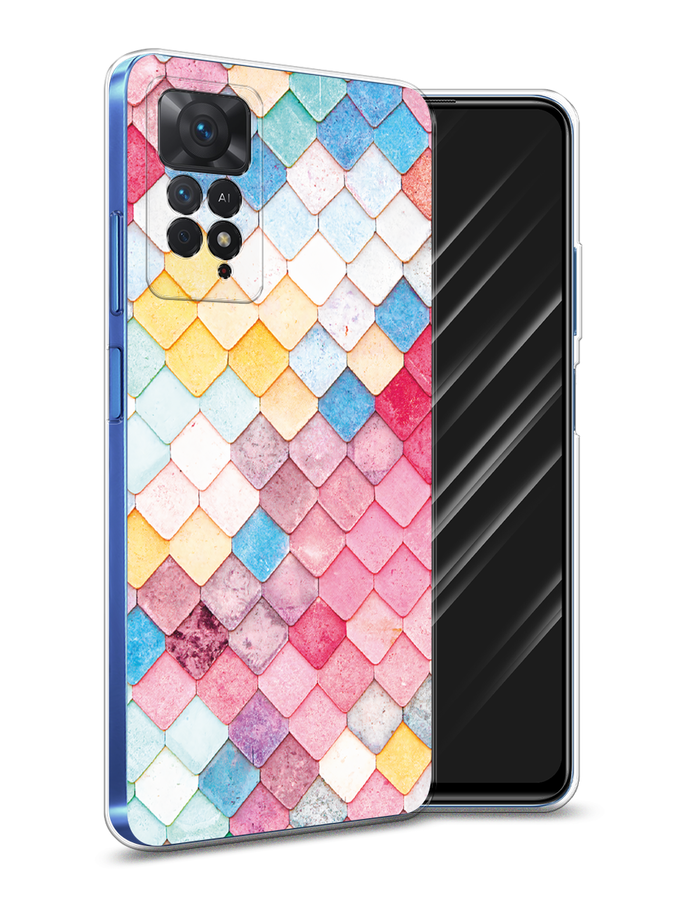 

Чехол Awog на Xiaomi Redmi Note 11 Pro/11 Pro 5G/11E Pro "Нежные ромбики", Разноцветный, 314850-4