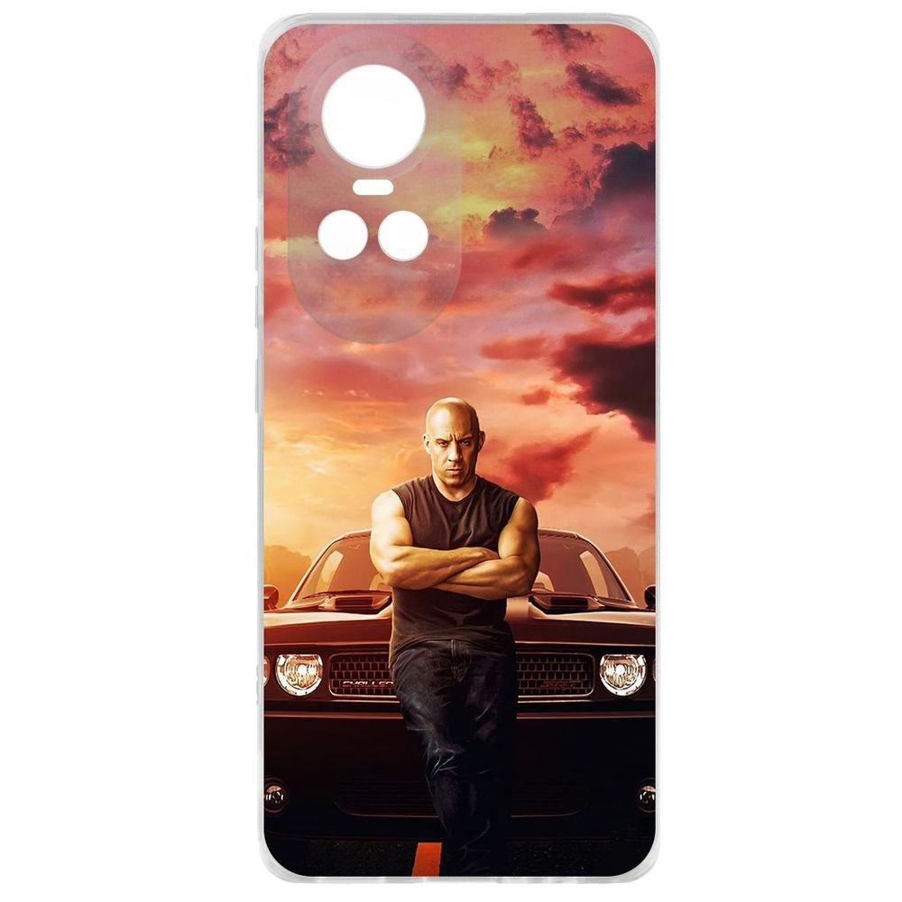 

Чехол-накладка Krutoff Clear Case Форсаж. Доминик Торетто для Oppo Reno10 5G, Прозрачный