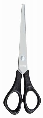 Ножницы для рукоделия Top Line, длина 16см, нержавеющая сталь/пластик, черный, Kleiber
