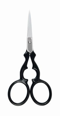 Ножницы для вышивания, длина 9см, закаленная сталь, черный, Kleiber, 921-77
