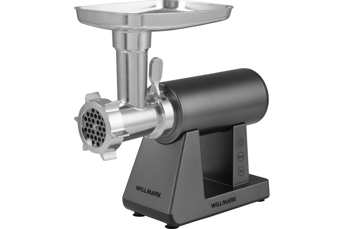 

Электромясорубка WILLMARK WMG-3683GS 2000 Вт серебристый, WMG-3683GS