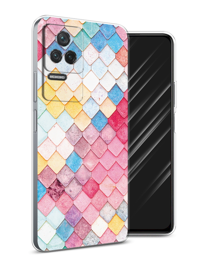 

Чехол Awog на Poco F4/Redmi K40S "Нежные ромбики", Разноцветный, 314650-4