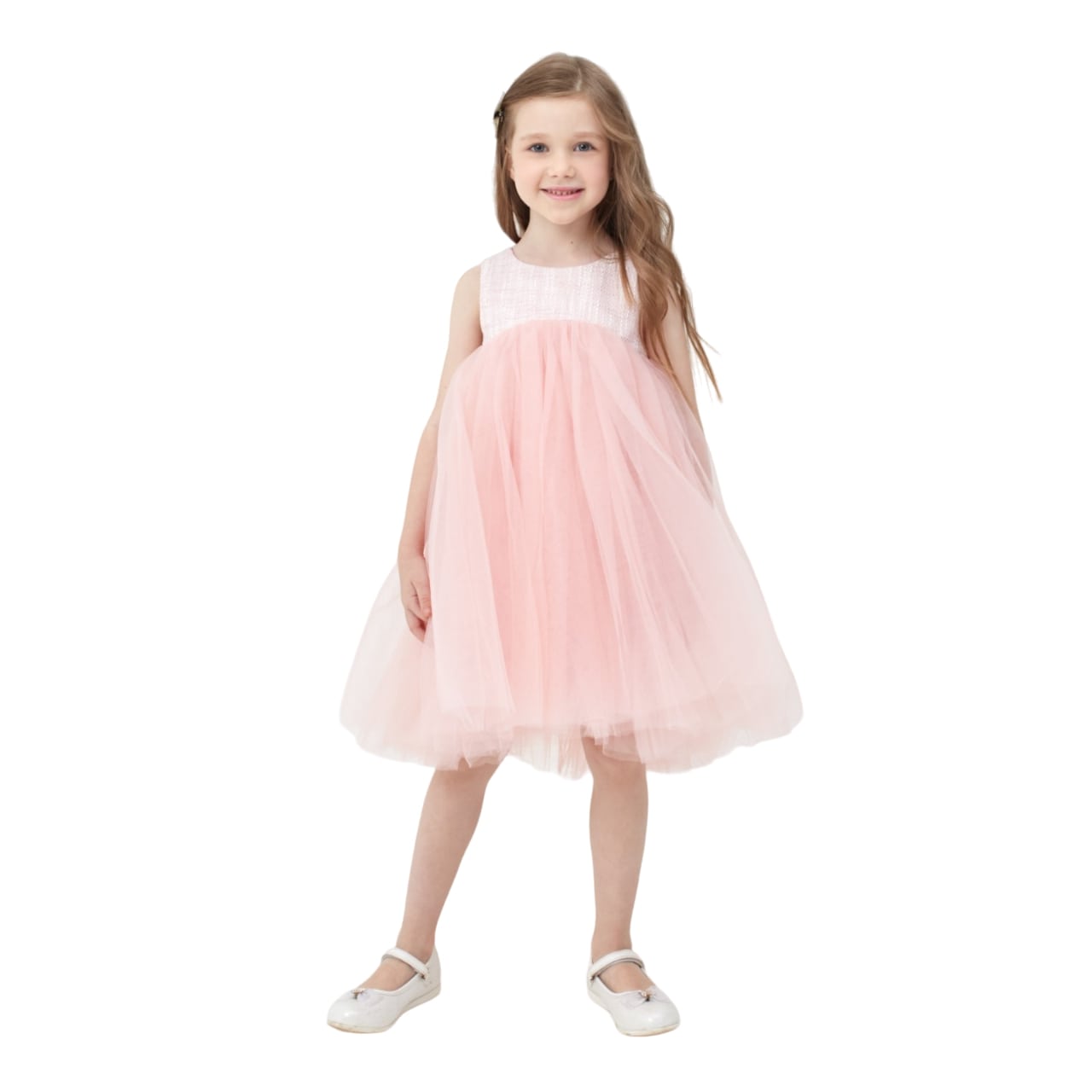 

Платье для девочки MINAKU: PartyDress цвет розовый, рост 98, Р00012641