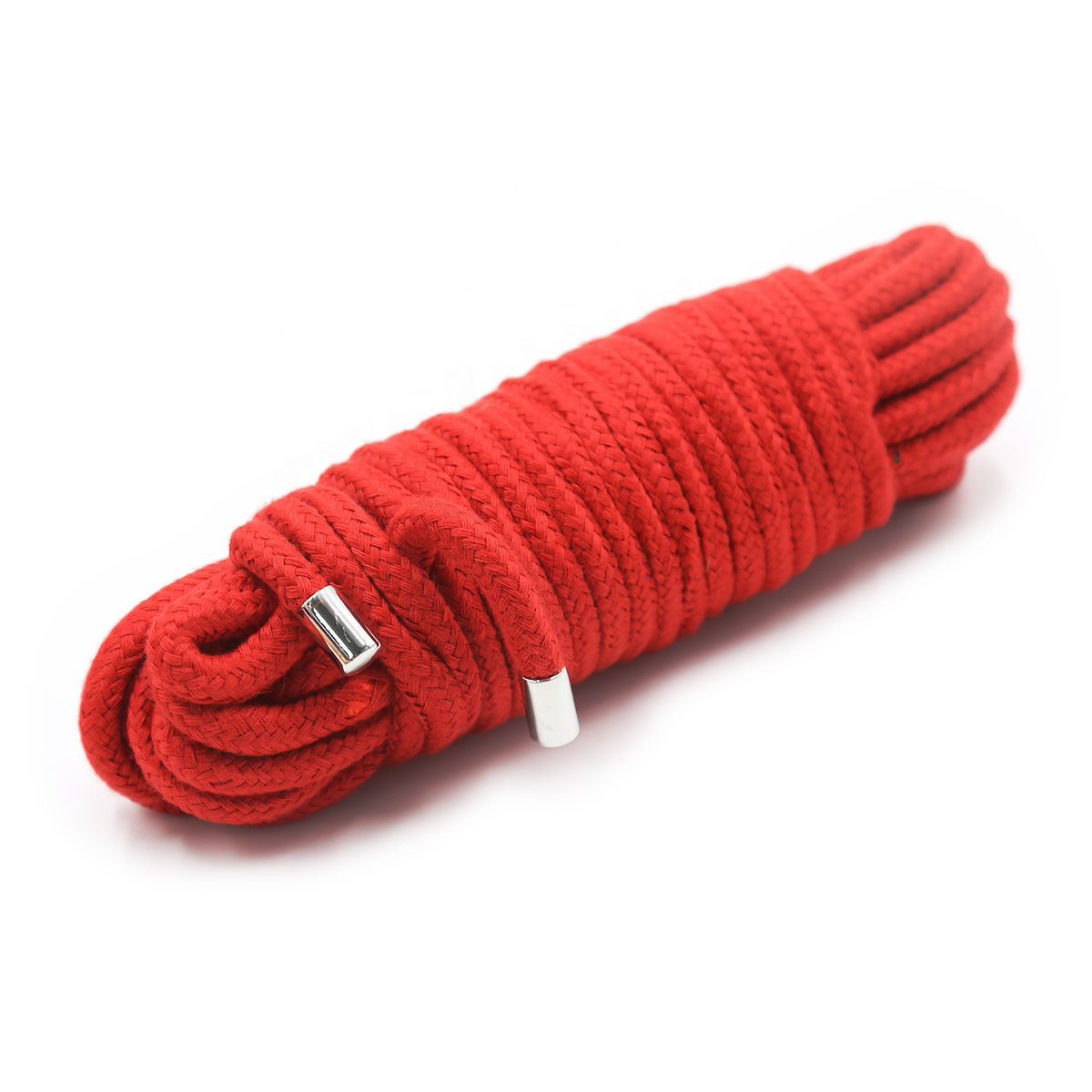фото Хлопковая верёвка kissexpo для бондажа мягкая красная 20 м