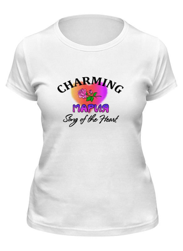 

Футболка женская Printio Charming мария белая S, Белый, Charming мария
