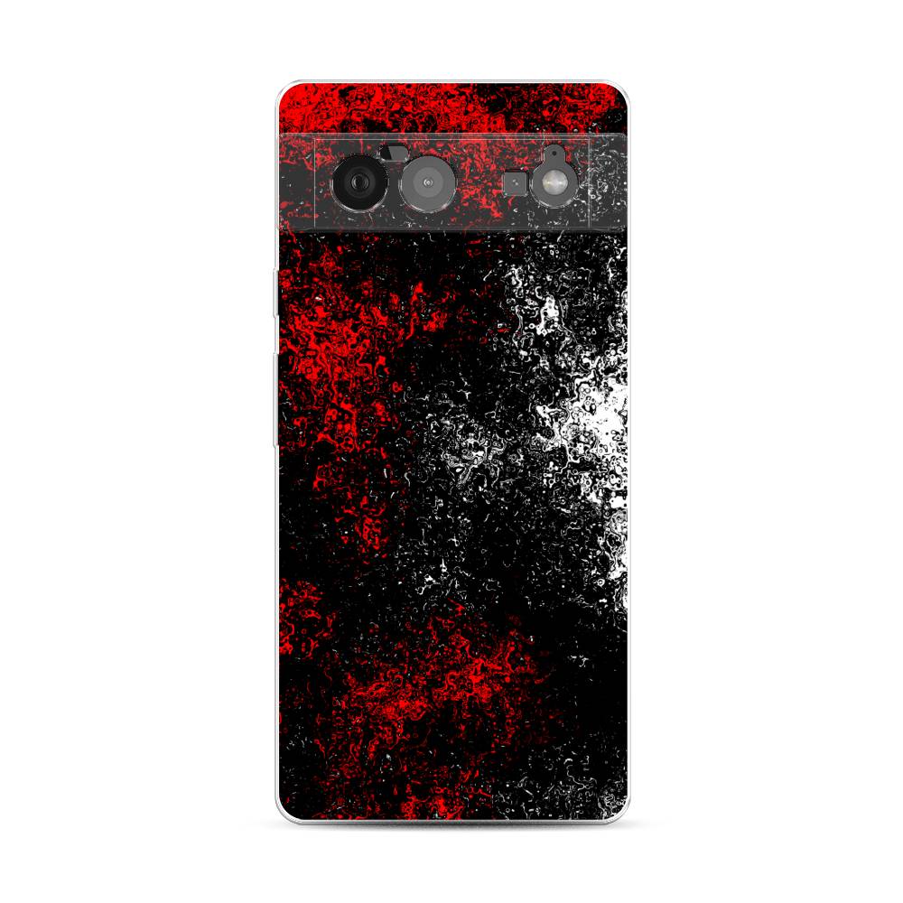 

Чехол для Google Pixel 6 "Монотипия", Красный;черный;белый, 270850-3