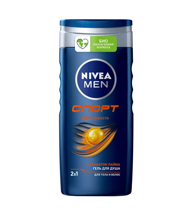 Гель для душа Спорт NIVEA MEN 250мл