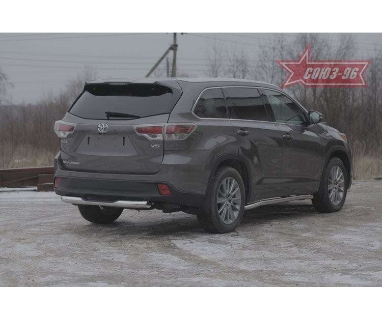 фото Защита задняя ступень d76, toyota highlander 2014- souz-96