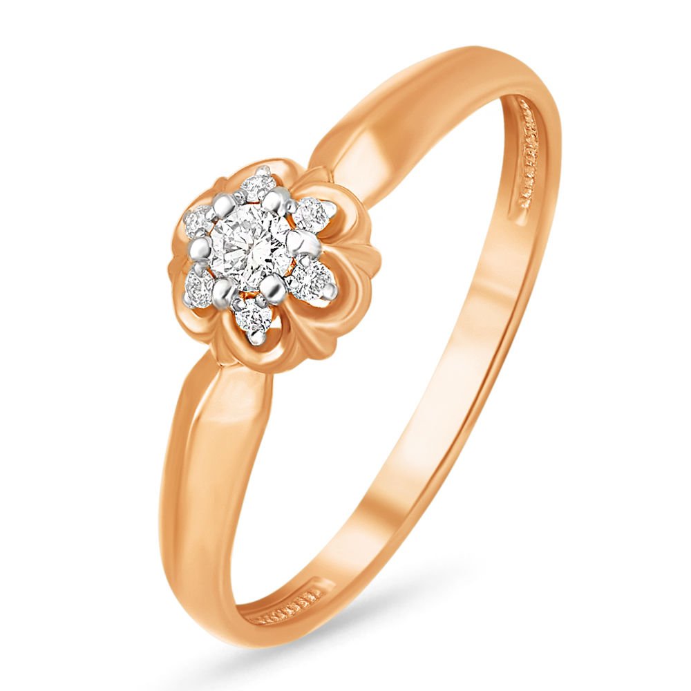 

Кольцо из золота р. , 585Gold 101008655, бриллиант\бриллиант, 101008655