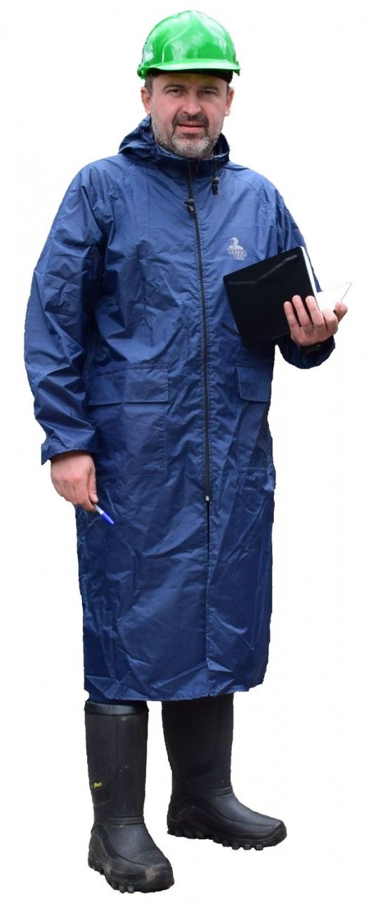 Плащ для рыбалки Ursus WaterWay, темно-синий, 54 RU, 182-188