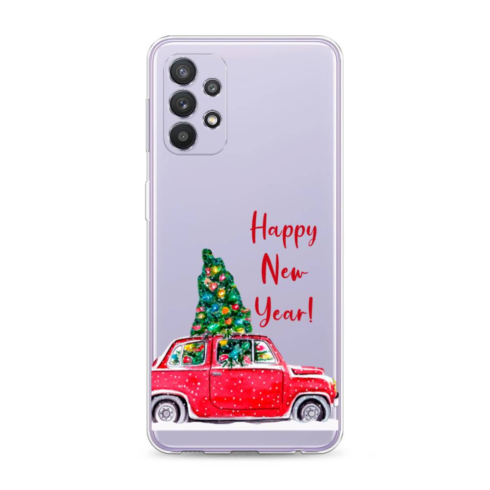 

Чехол для Samsung Galaxy A32 "Happy New Year", Красный;зеленый, 2102050-5