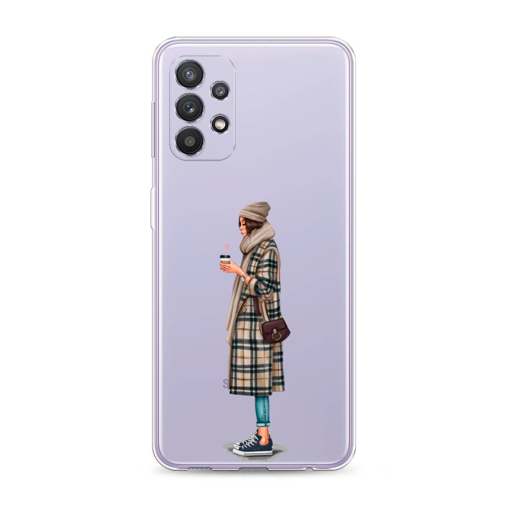 

Чехол для Samsung Galaxy A32 "Утренний кофе", Коричневый;бежевый, 2102050-6