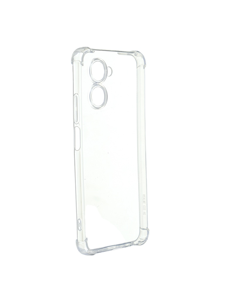 фото Чехол ibox для realme c33 crystal с усиленными углами silicone transparent