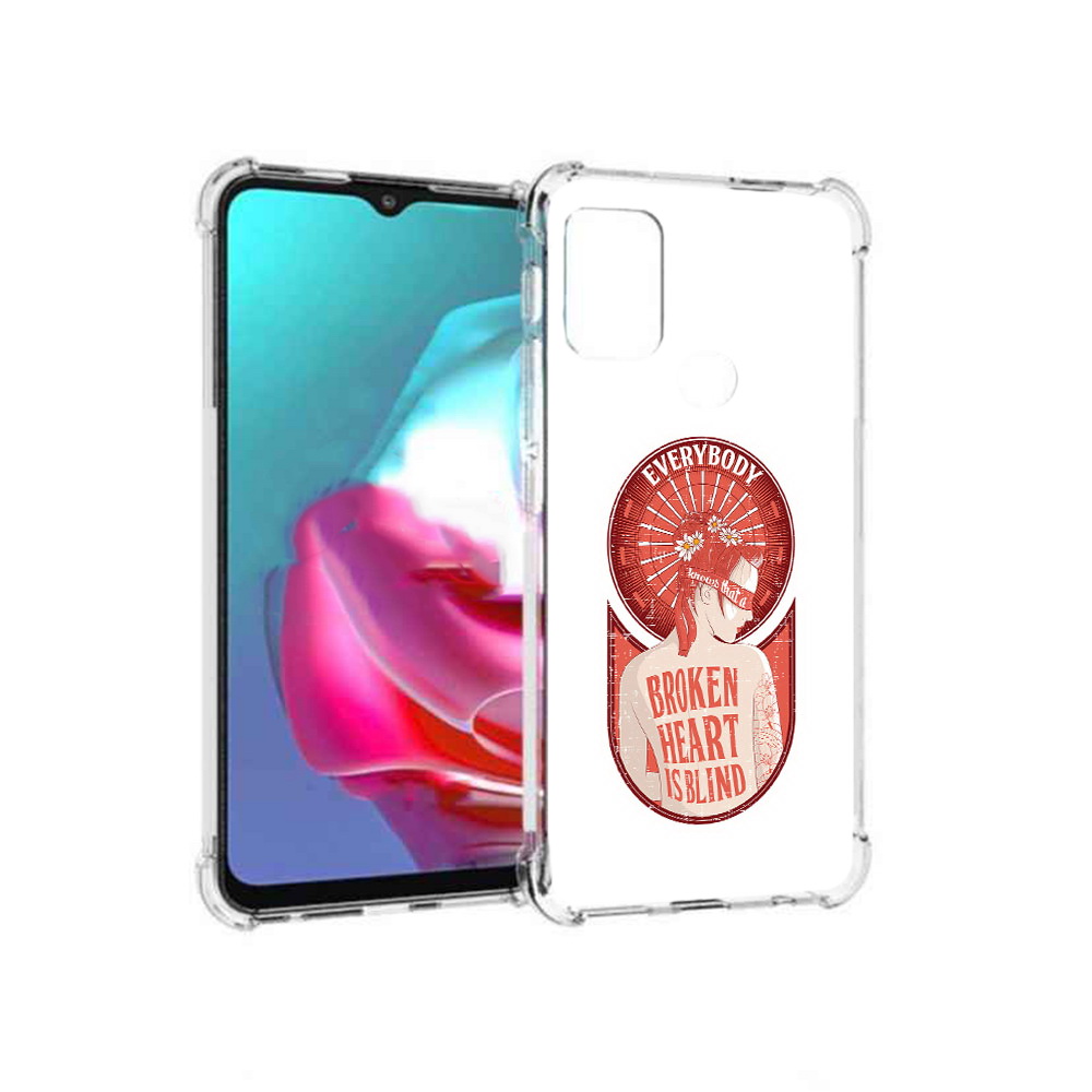 

Чехол MyPads Tocco для Motorola Moto G девушка разбитое сердце (PT227061.346.310), Прозрачный, Tocco