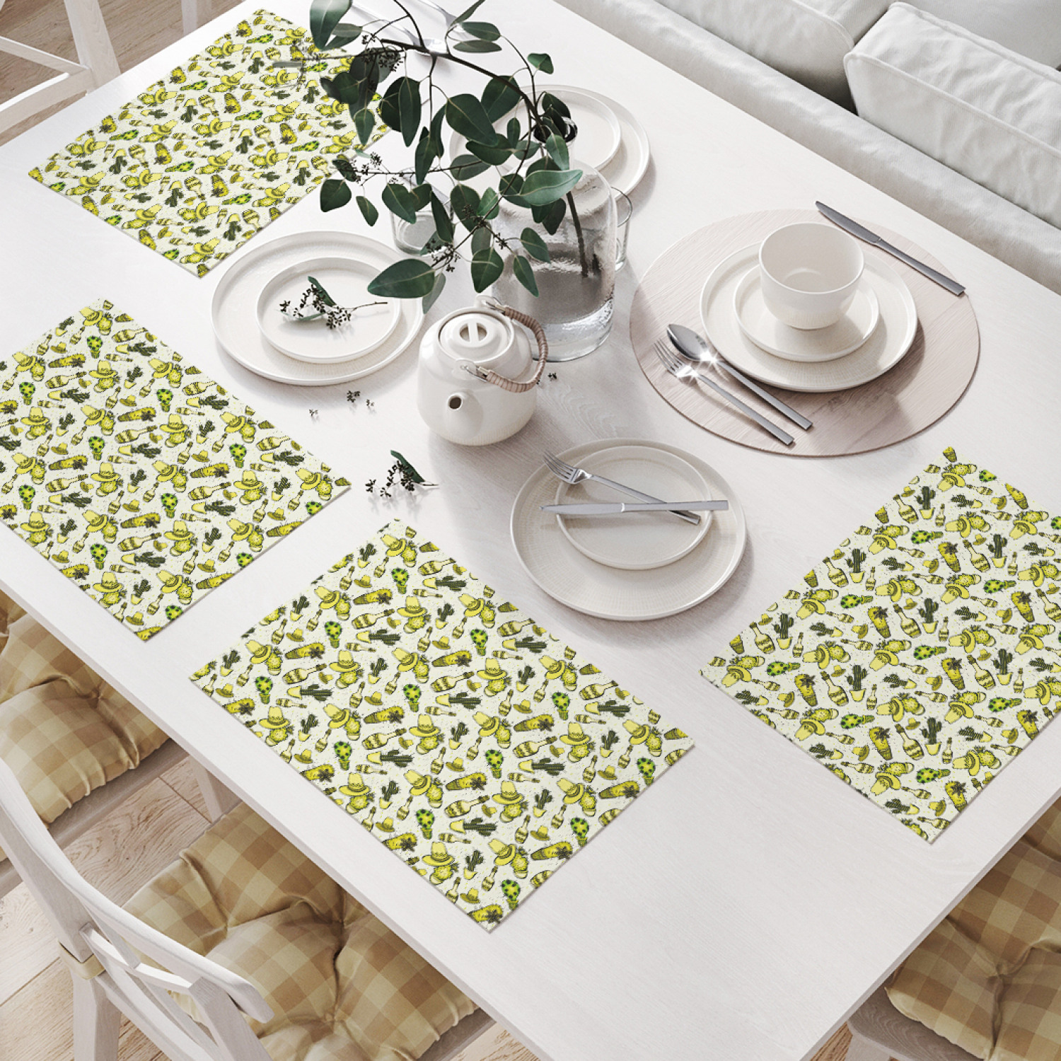 

Комплект салфеток JoyArty "Текила из кактуса" (32х46 см, 4 шт.), Зеленый, Текила из кактуса