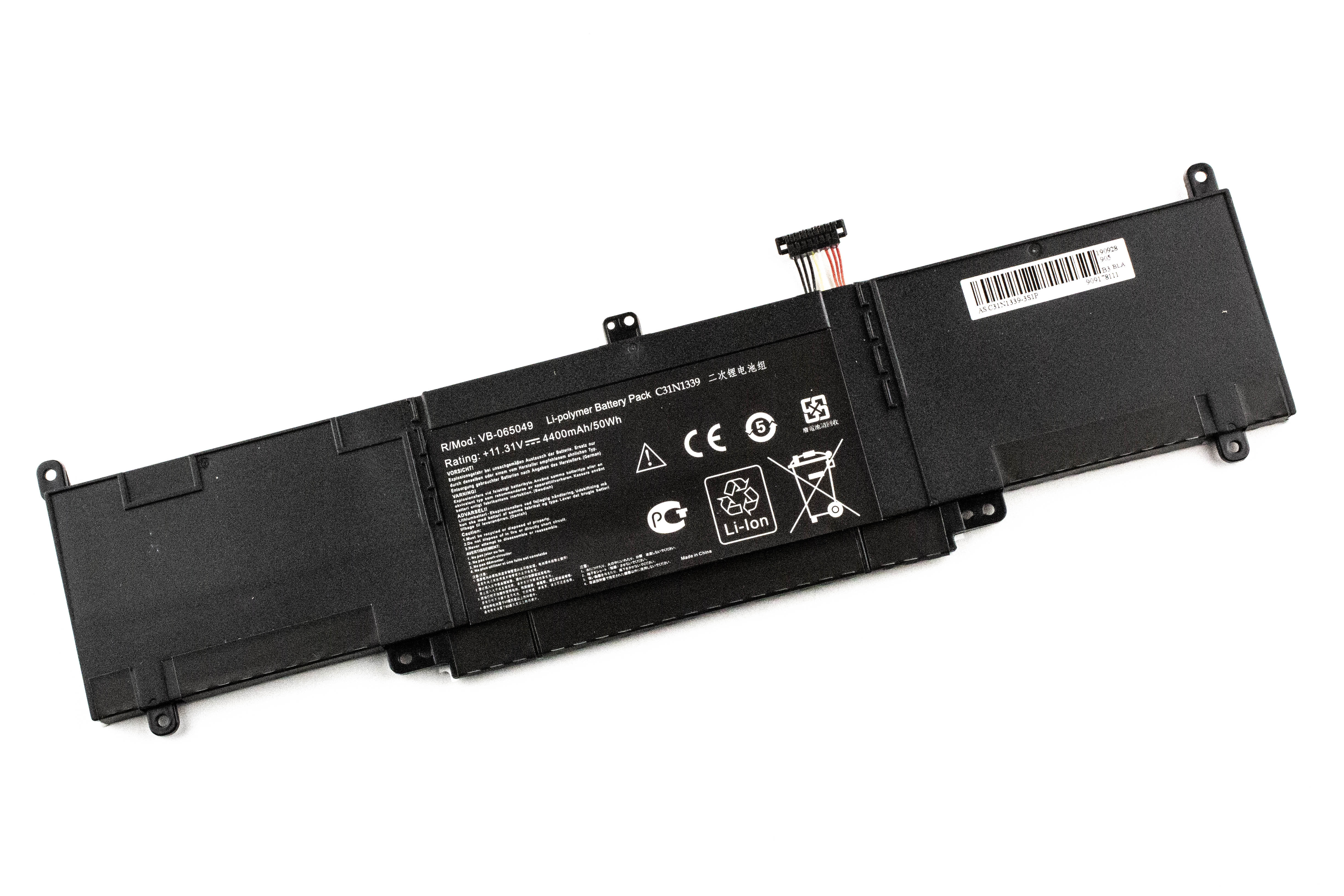 

Аккумулятор для ноутбука Asus UX303L (11.3V 4400mAh) C31N1339