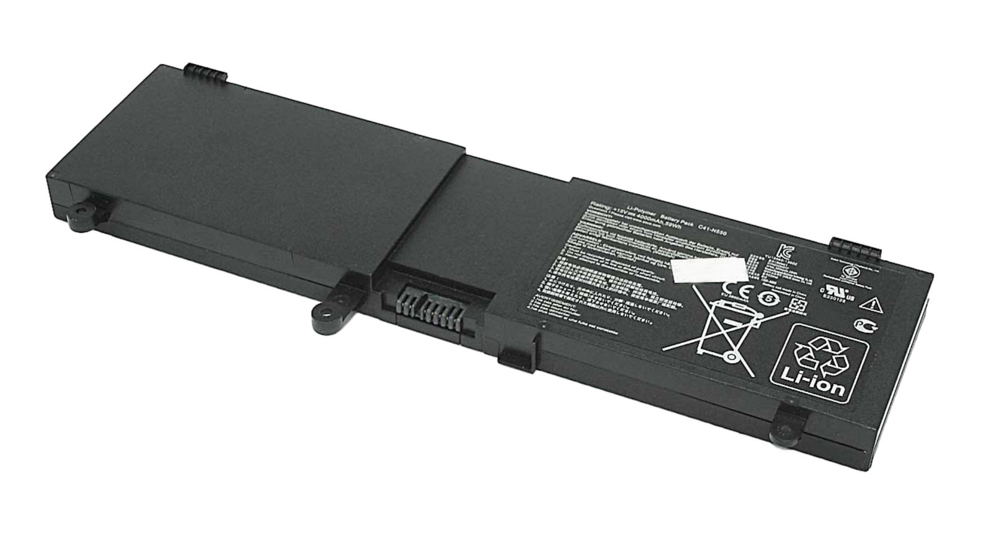 

Аккумулятор для ноутбука Asus N550 Q550 (15.0V 4000mAh) ORG С41-N550