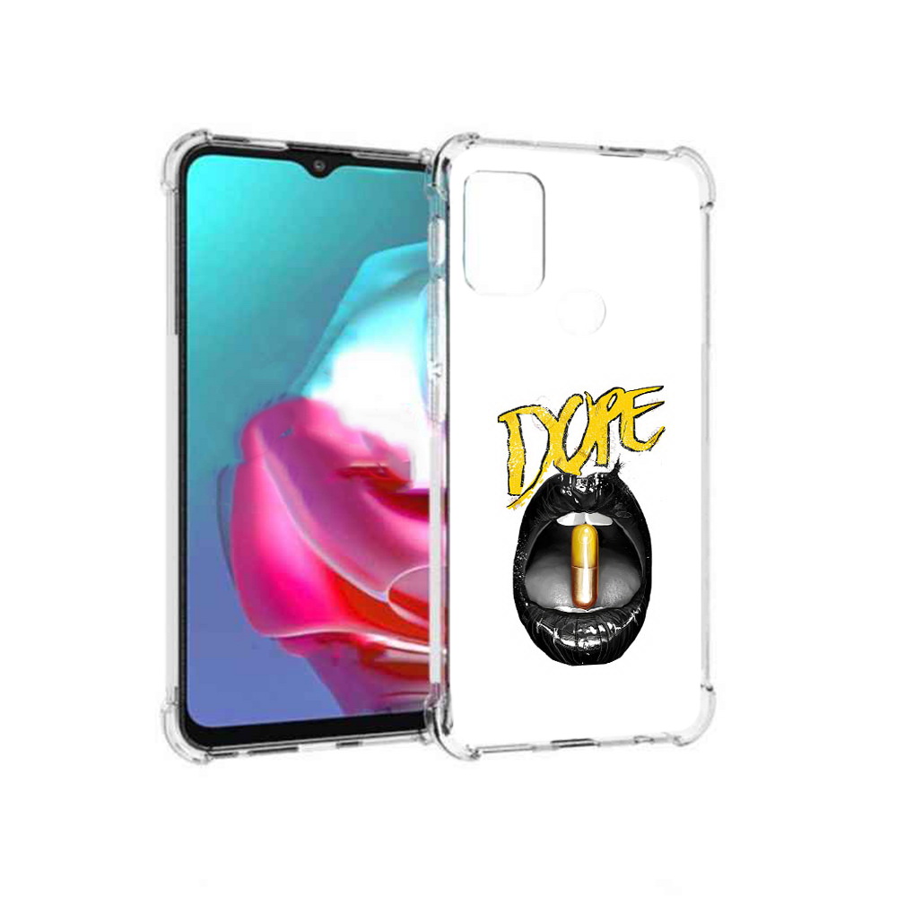 

Чехол MyPads Tocco для Motorola Moto G губы (PT227061.346.303), Прозрачный, Tocco