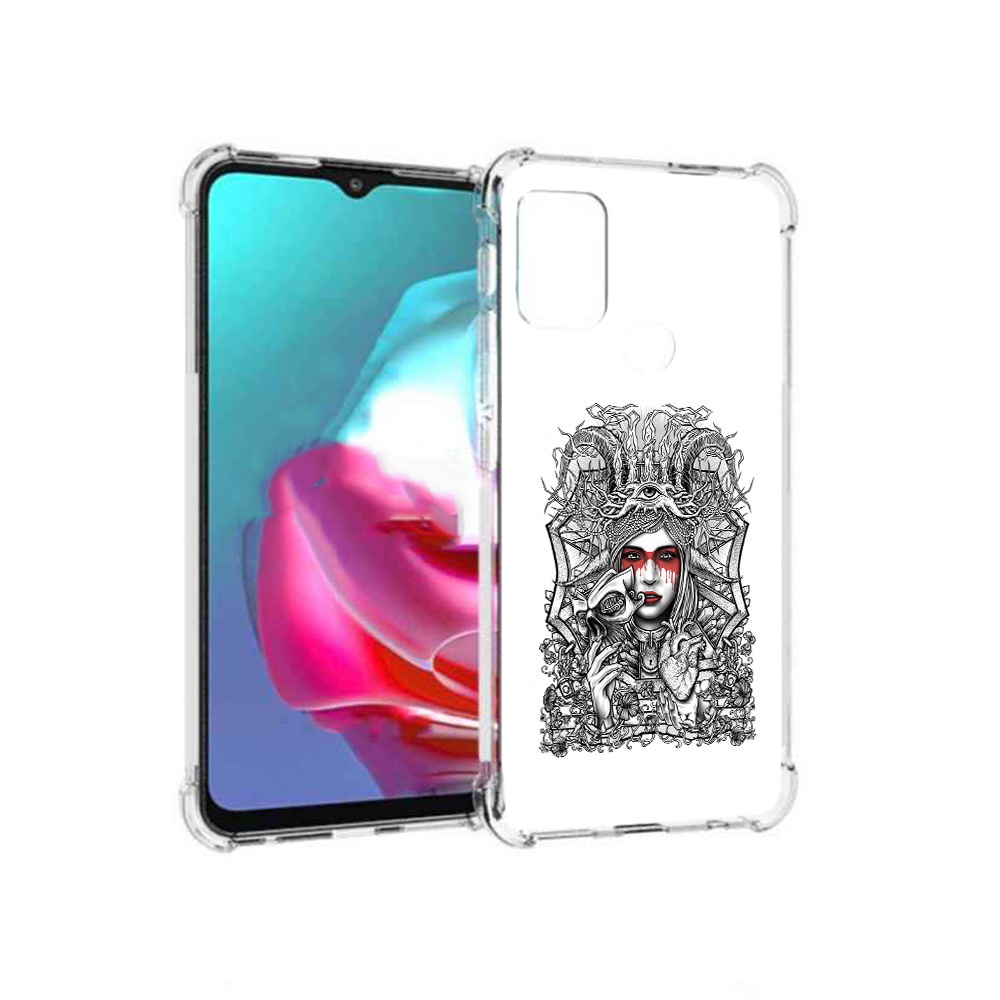 

Чехол MyPads Tocco для Motorola Moto G грусная девушка (PT227061.346.302), Прозрачный, Tocco