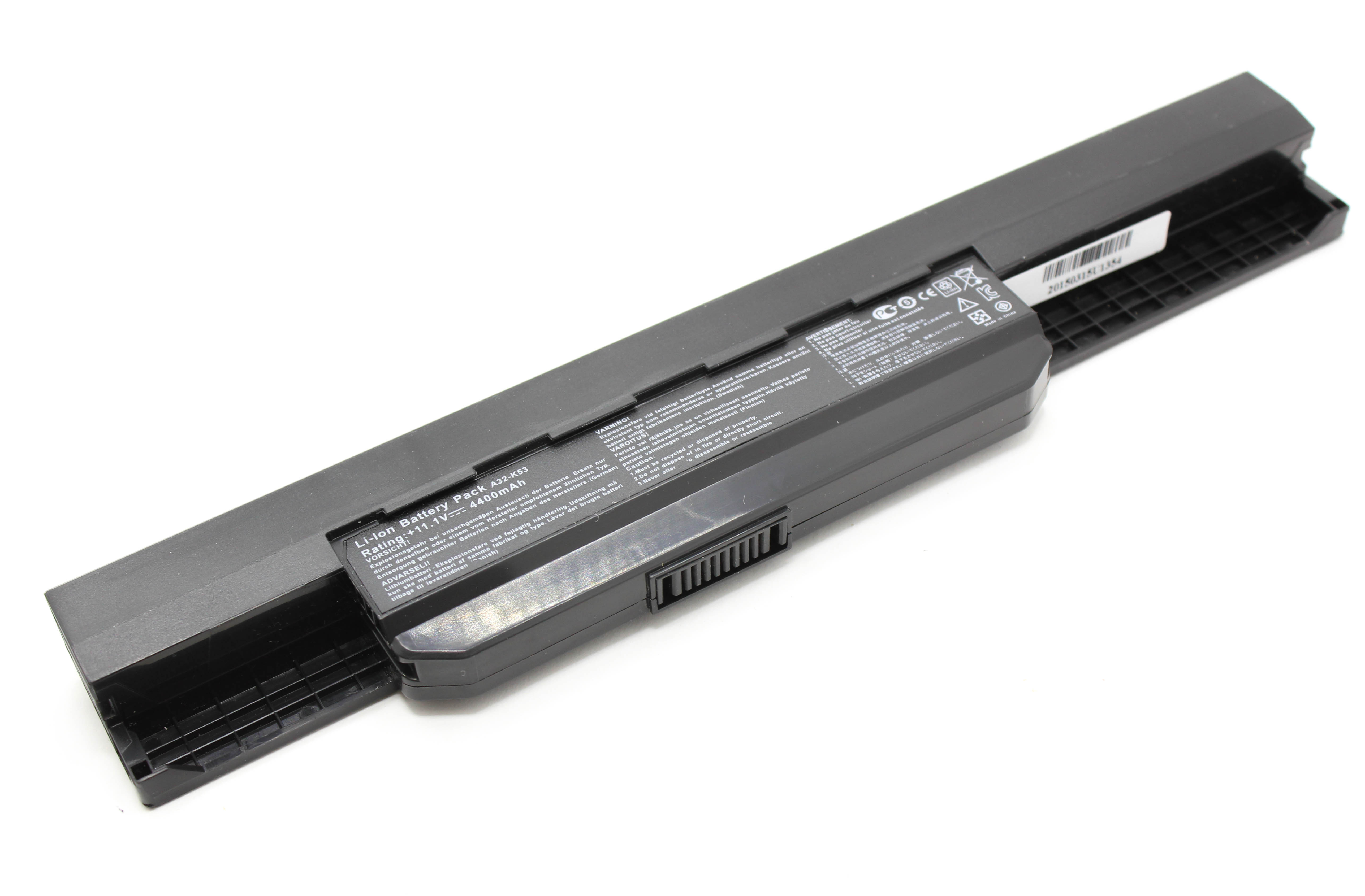 

Аккумулятор для ноутбука Asus K53 K43 X44 X53 X54 (10.8V 4400mAh) A32-K53 A42-K53