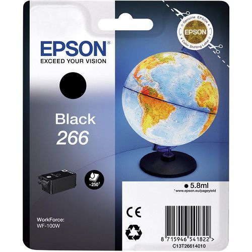 Картридж для струйного принтера Epson C13T26614010, черный, оригинал