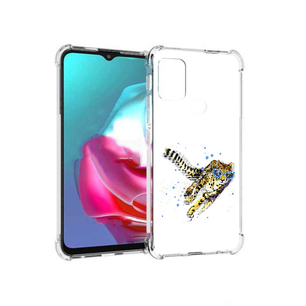 

Чехол MyPads Tocco для Motorola Moto G гепард в очках (PT227061.346.287), Прозрачный, Tocco