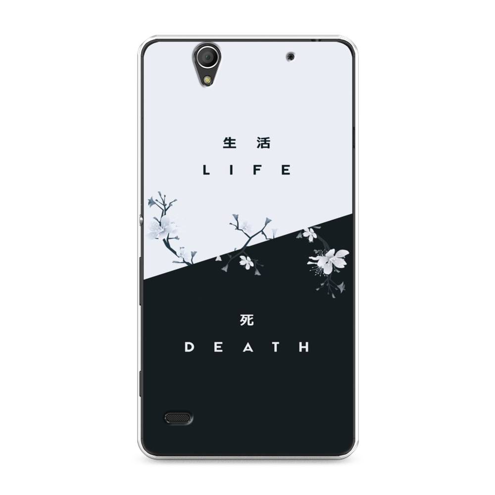 

Чехол Awog на Sony Xperia C4 "Life and death", Разноцветный, 52650-7
