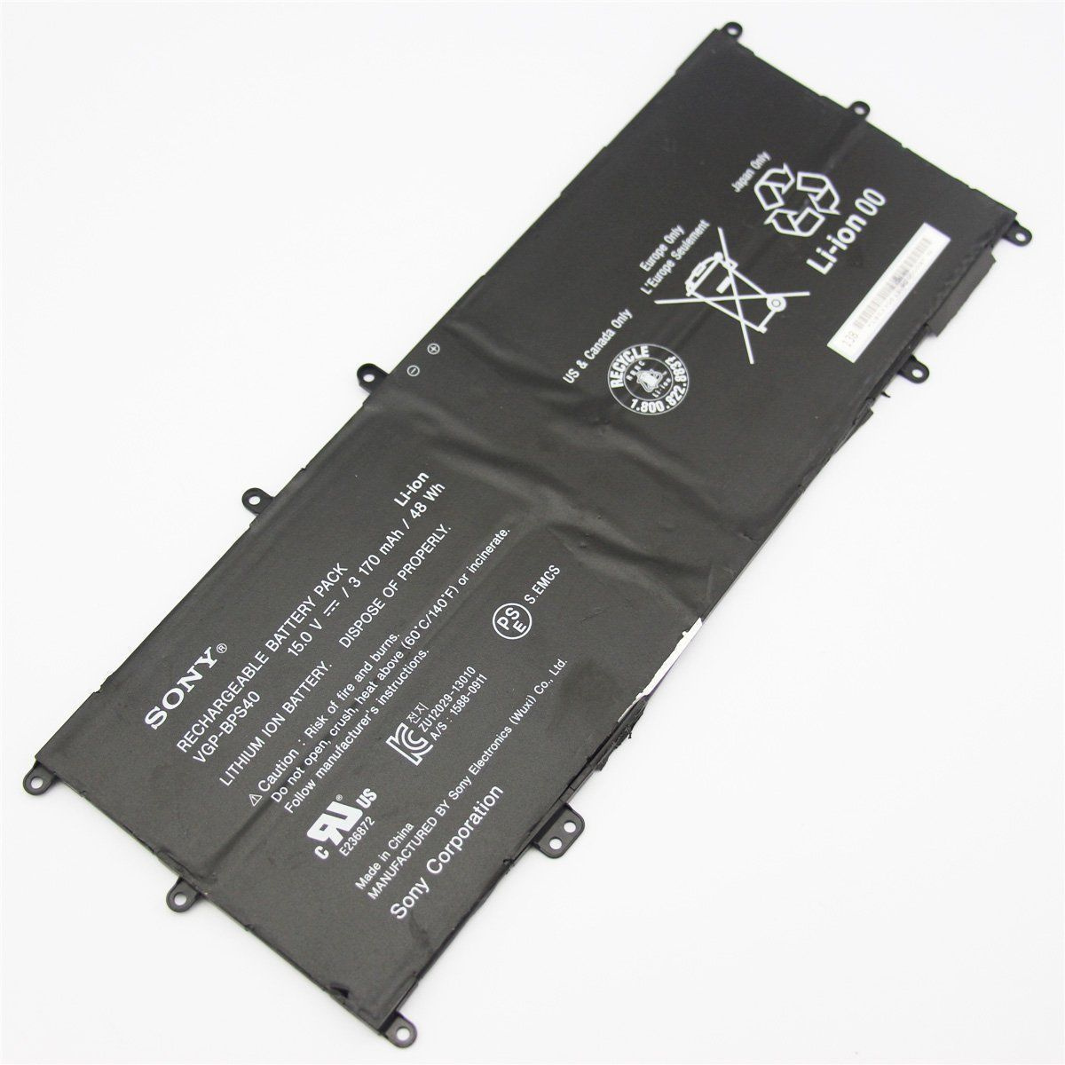 

Аккумулятор для ноутбука Sony VAIO VGP-BPS40 ORG (15.0V 3170mAh)