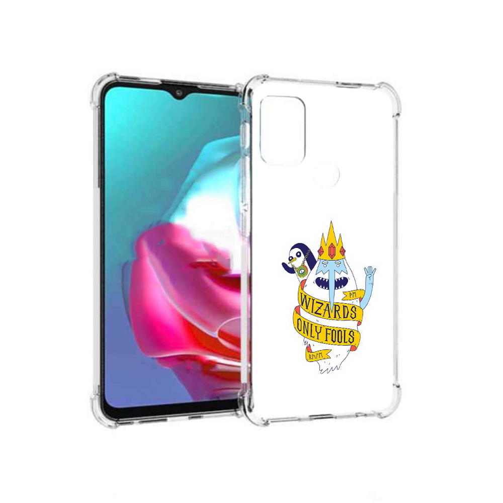 

Чехол MyPads Tocco для Motorola Moto G время приключений снежный король (PT227061.346.278), Прозрачный, Tocco