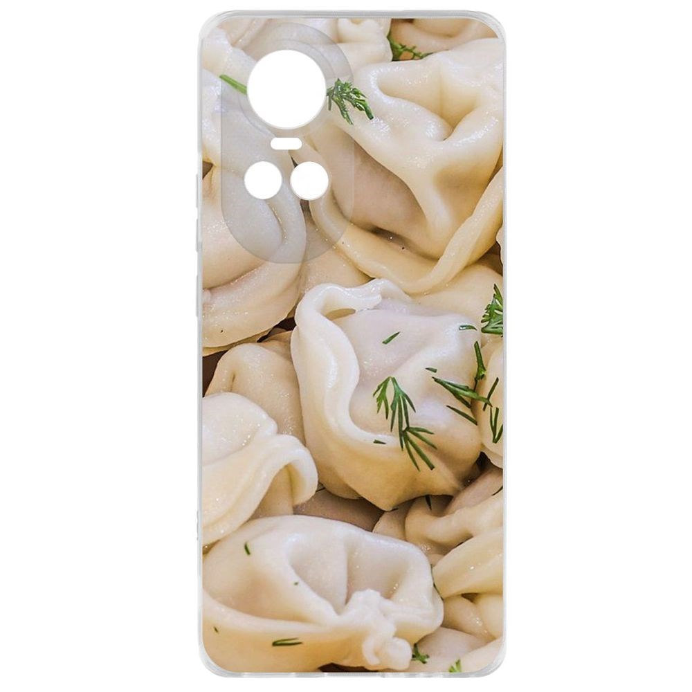 

Чехол-накладка Krutoff Clear Case Пельмешки для Oppo Reno10 5G, Прозрачный