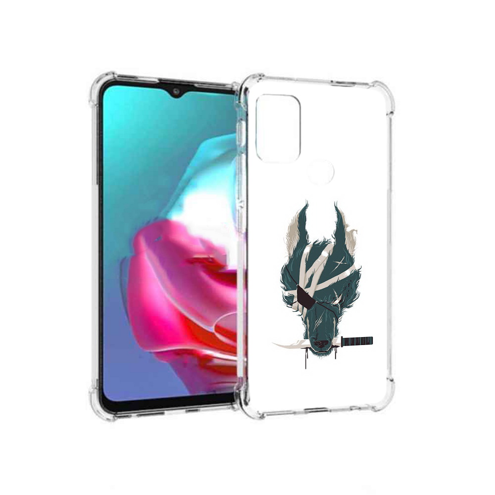 

Чехол MyPads Tocco для Motorola Moto G волк-разбойник (PT227061.346.271), Прозрачный, Tocco