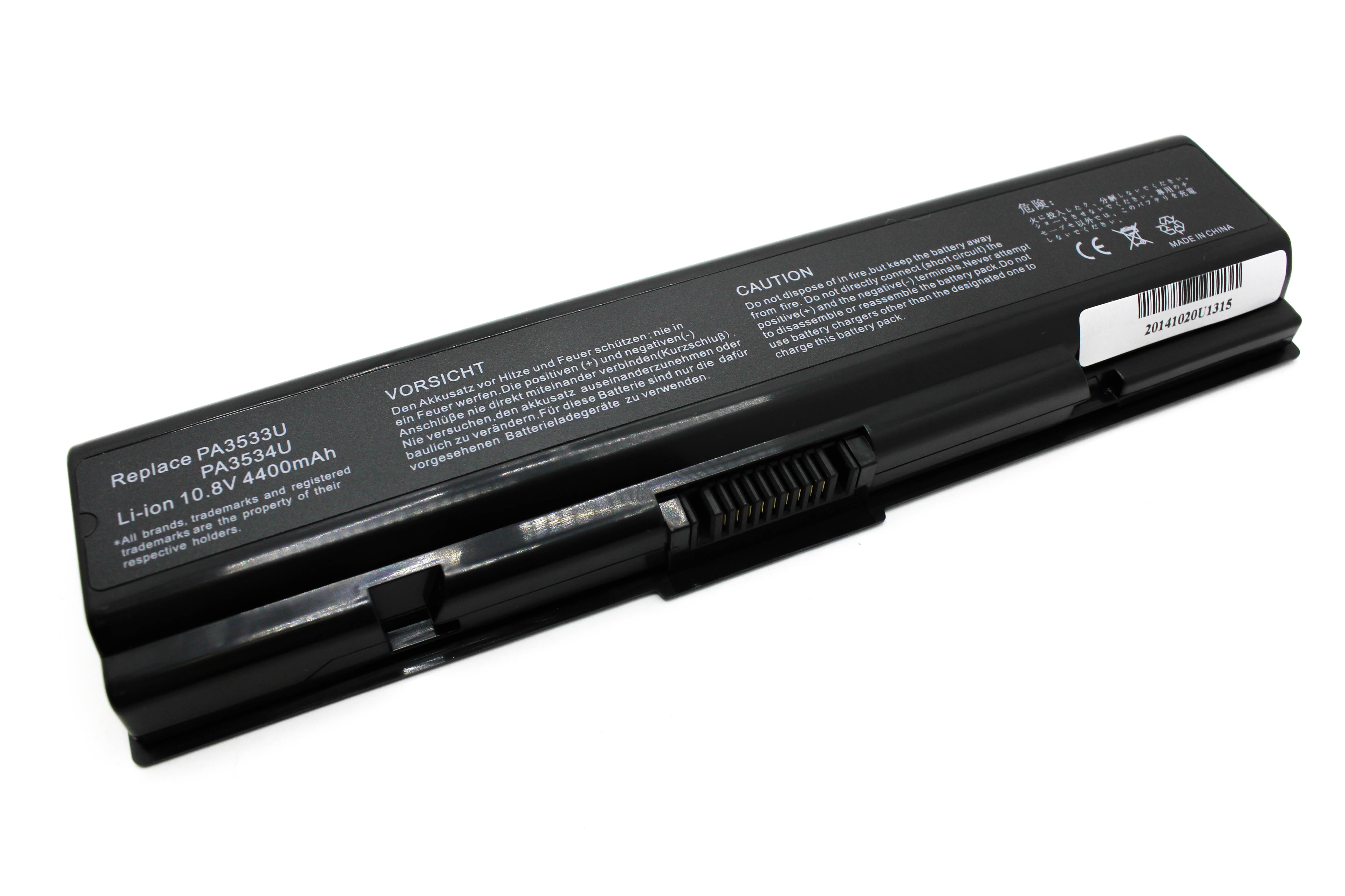 

Аккумулятор для ноутбука Toshiba A200 A300 L500 (11.1V 4400mAh) PA3534U, PA3535U