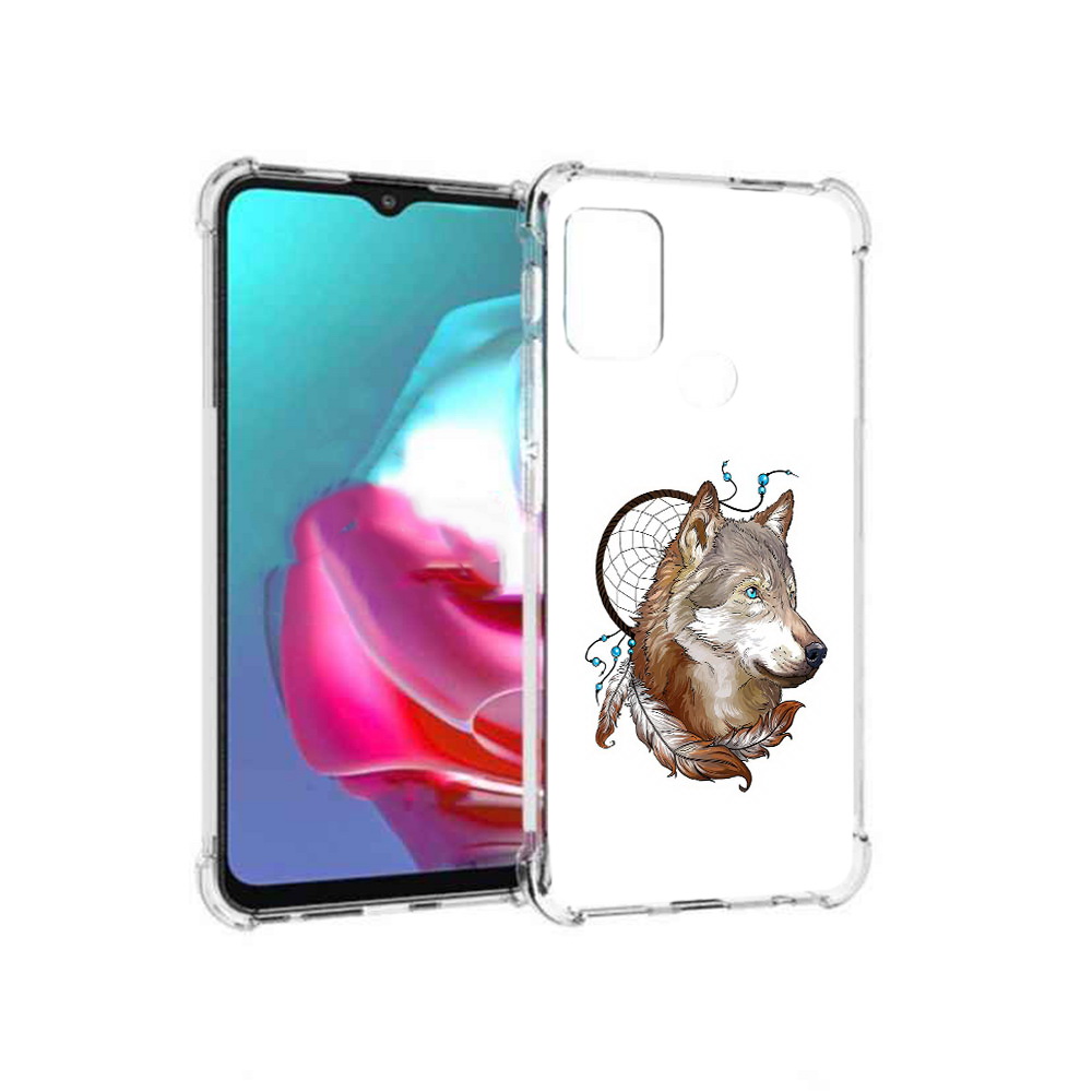 

Чехол MyPads Tocco для Motorola Moto G волк и ловец снов (PT227061.346.269), Прозрачный, Tocco