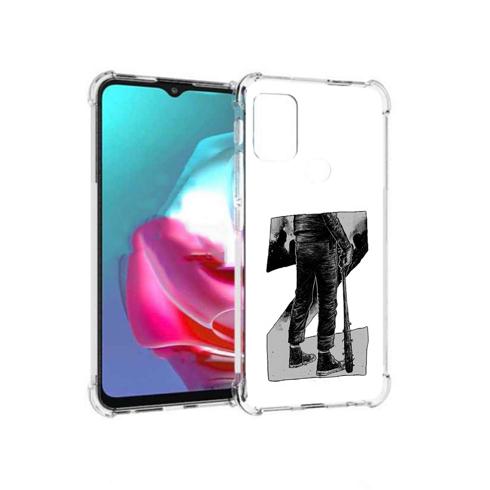

Чехол MyPads Tocco для Motorola Moto G воин черно белый (PT227061.346.265), Tocco