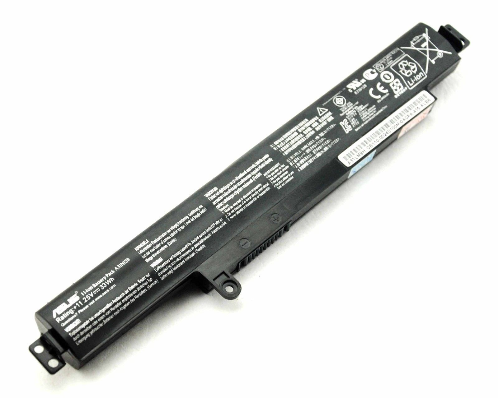 

Аккумулятор для ноутбука Asus X102BA F102BA ORG (11.25V 2850mAh) A31N1311