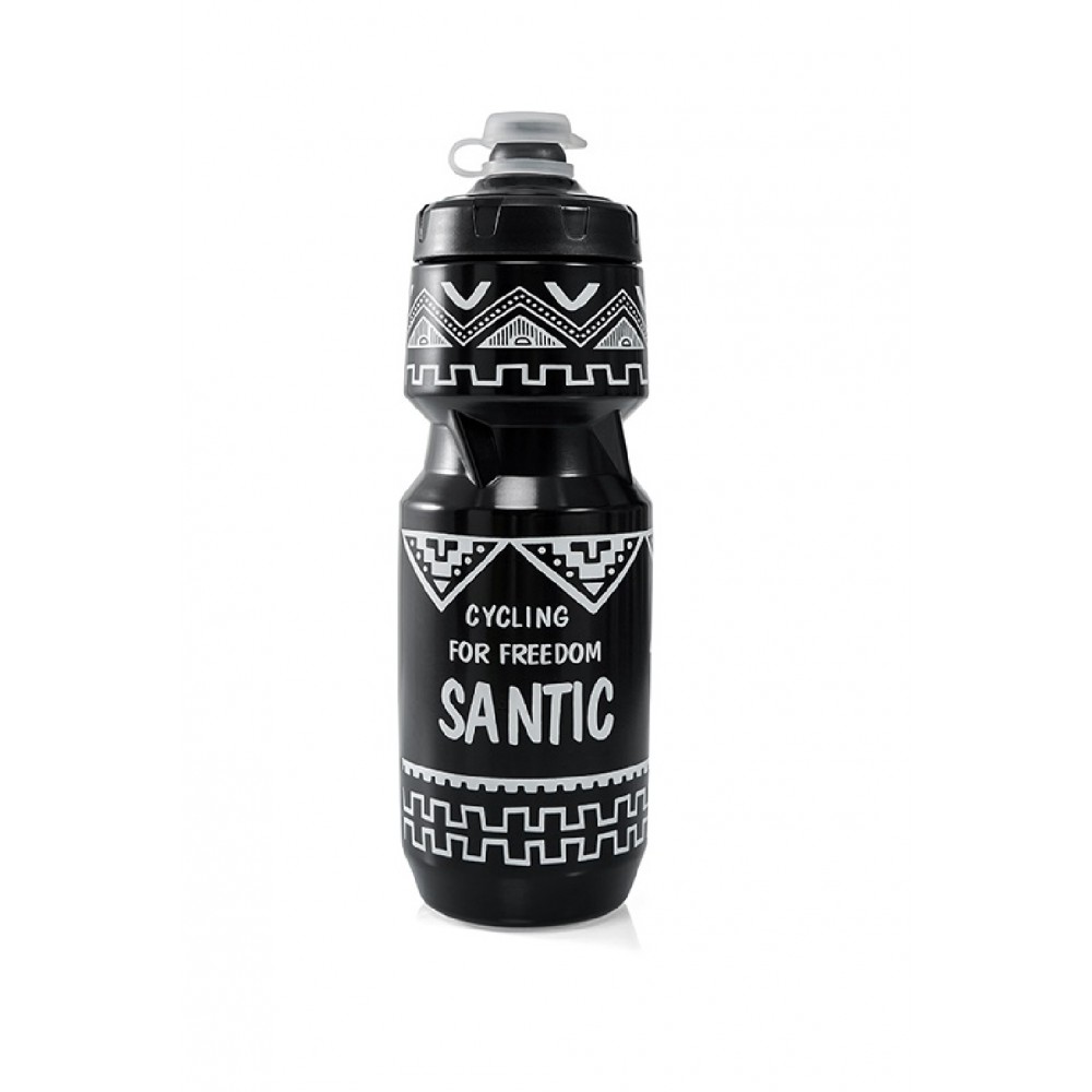 Бутылка для воды Santic W2P130, спортивная, черная, 750 мл