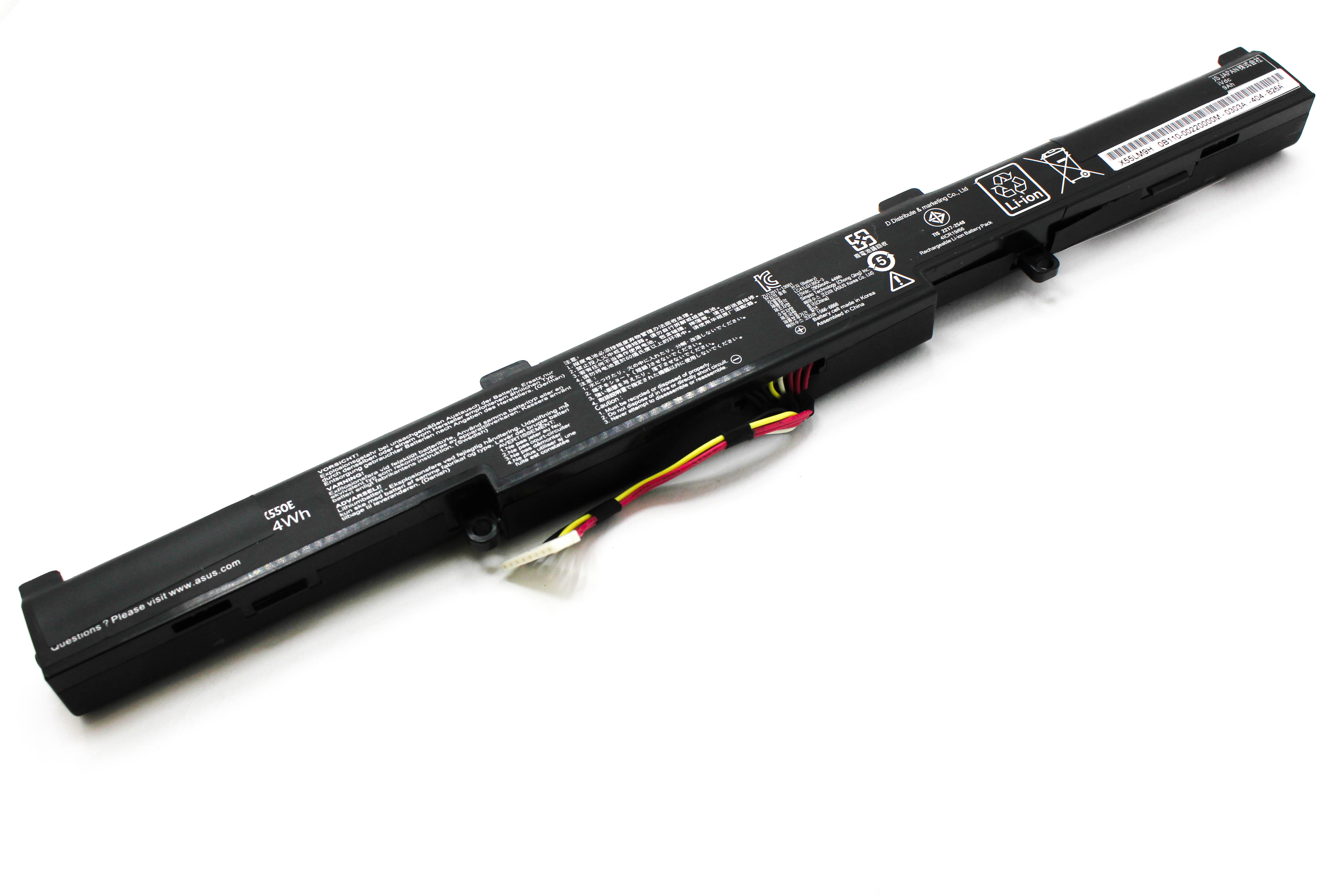 

Аккумулятор для ноутбука Asus X550E X450E (14.4V 2200mAh) A41-X550E