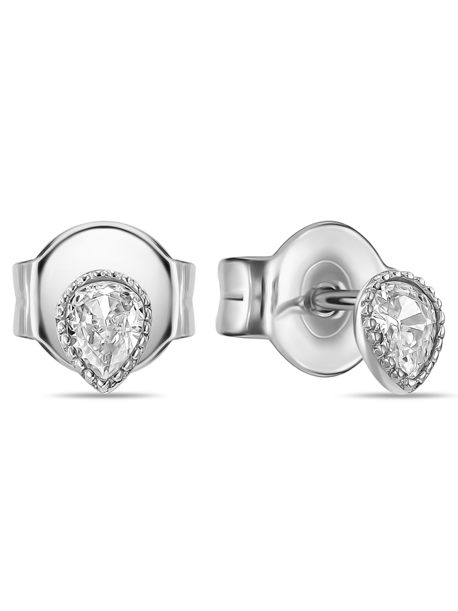 

Серьги из серебра с фианитом MIUZ Diamonds (Московский ювелирный завод) E2036-SL-3428, E2036-SL-3428