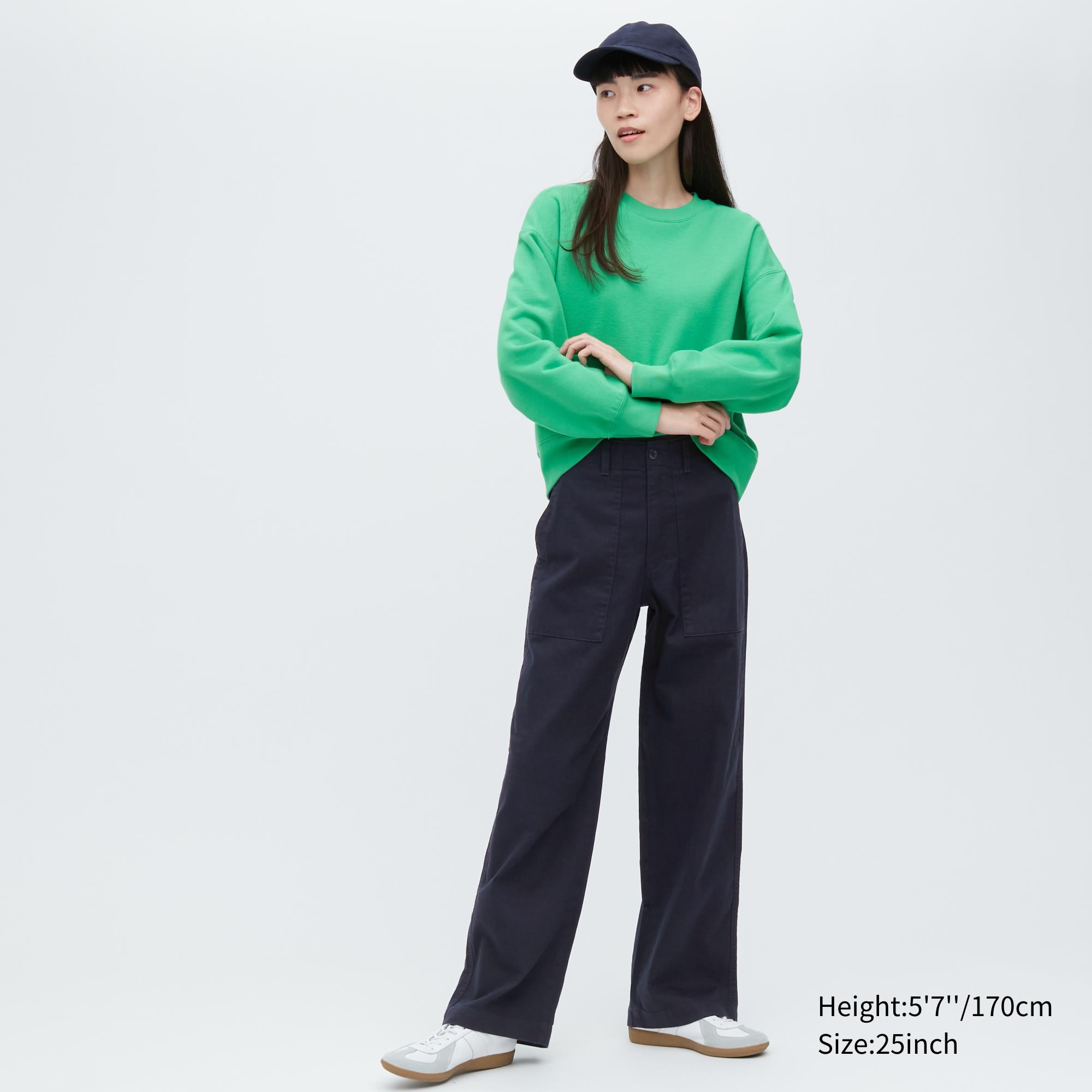Брюки женские UNIQLO 456194COL69 синие 32 (доставка из-за рубежа)