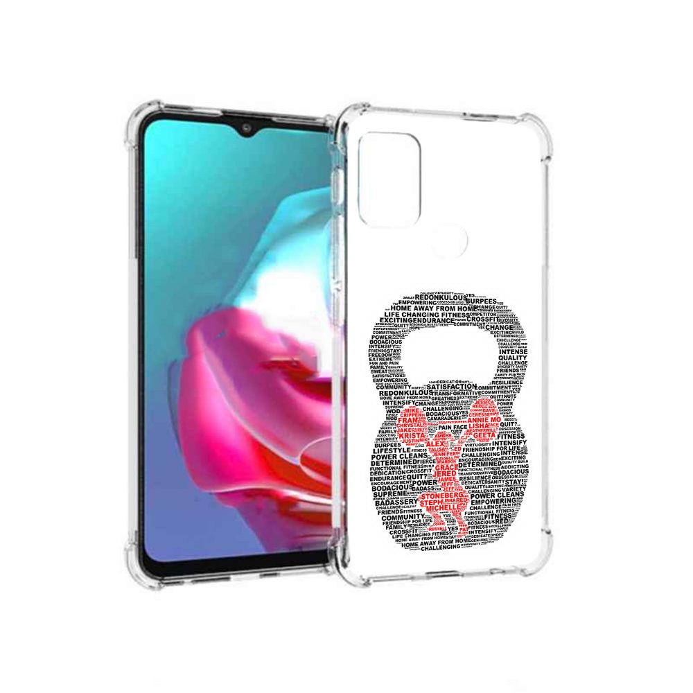 

Чехол MyPads Tocco для Motorola Moto G бодибилдинг гиря из слов (PT227061.346.232), Прозрачный, Tocco