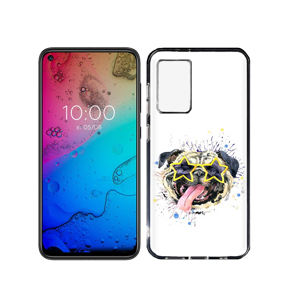 

Чехол MyPads Tocco для BQ Aurora мопс боксер, Прозрачный, Tocco