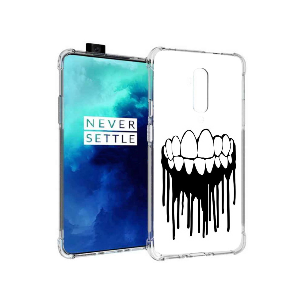 

Чехол MyPads Tocco для OnePlus 7T Pro зубы (PT139735.142.372), Прозрачный, Tocco